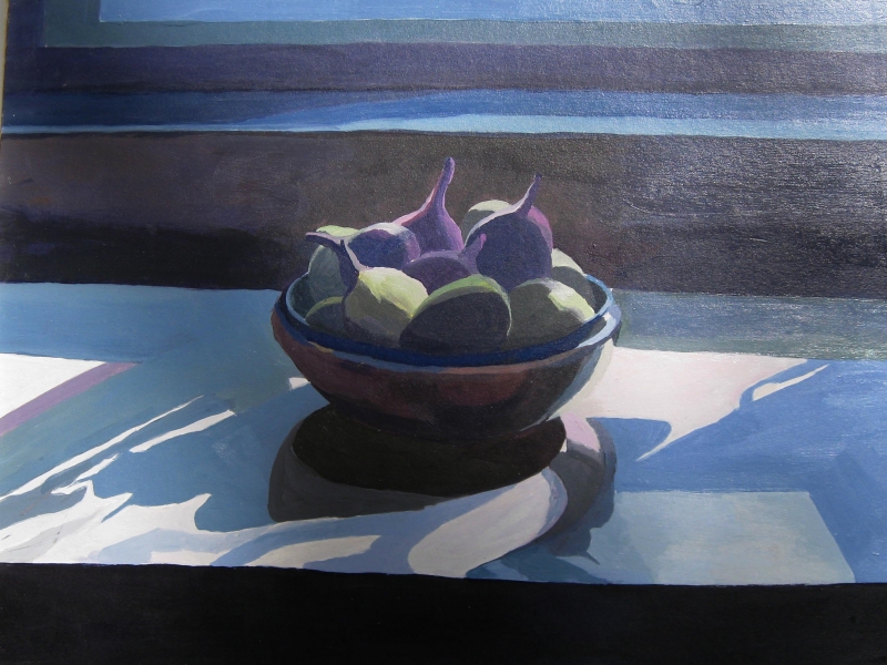 A Bowl of Figs on my Window Sill